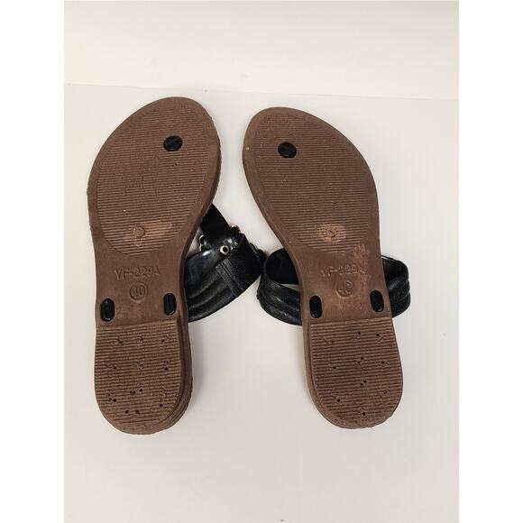 Women's Flip Flops Thong Slip On Casual Butterfly Decoration Sandals Shoes 8.5 - Picture 5 of 7